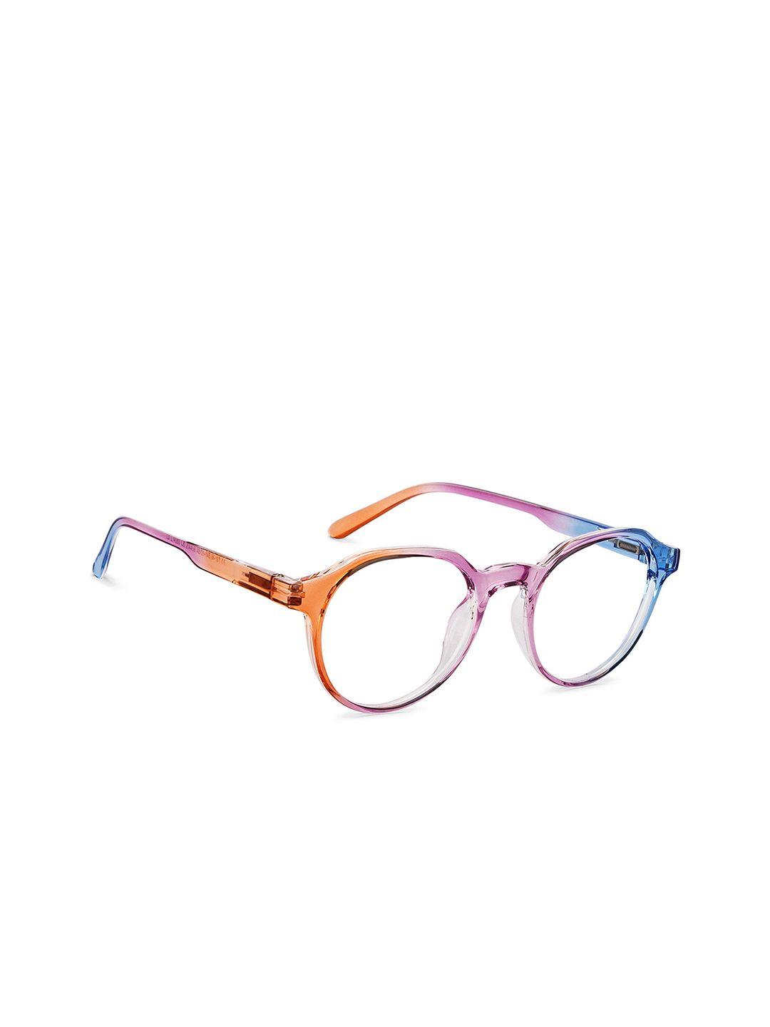 lenskart blu women colourblocked full rim shield frames