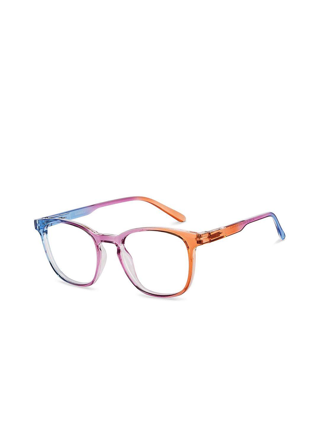 lenskart blu women colourblocked full rim wayfarer frames