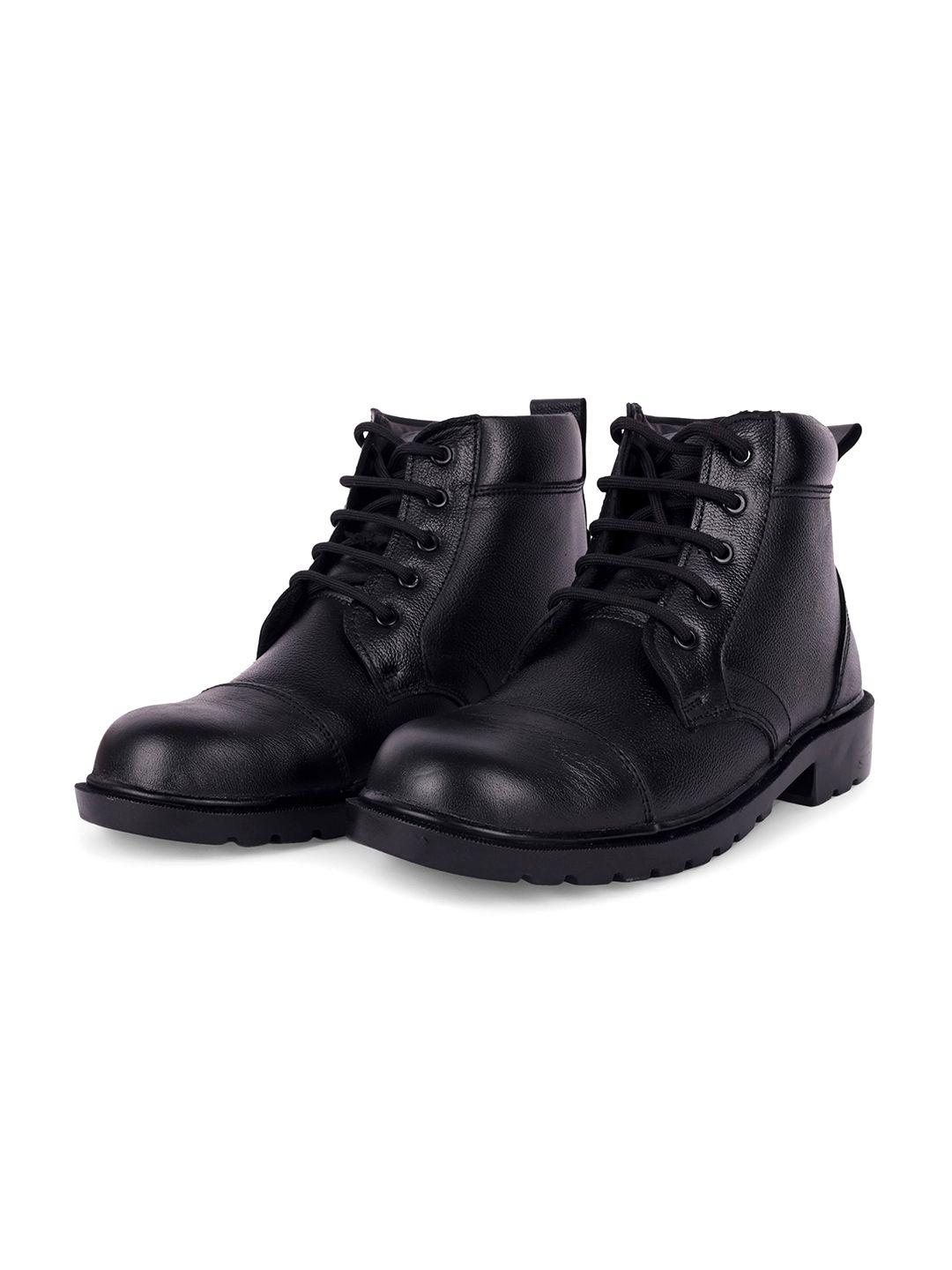 leo's fitness shoes men textured leather boots