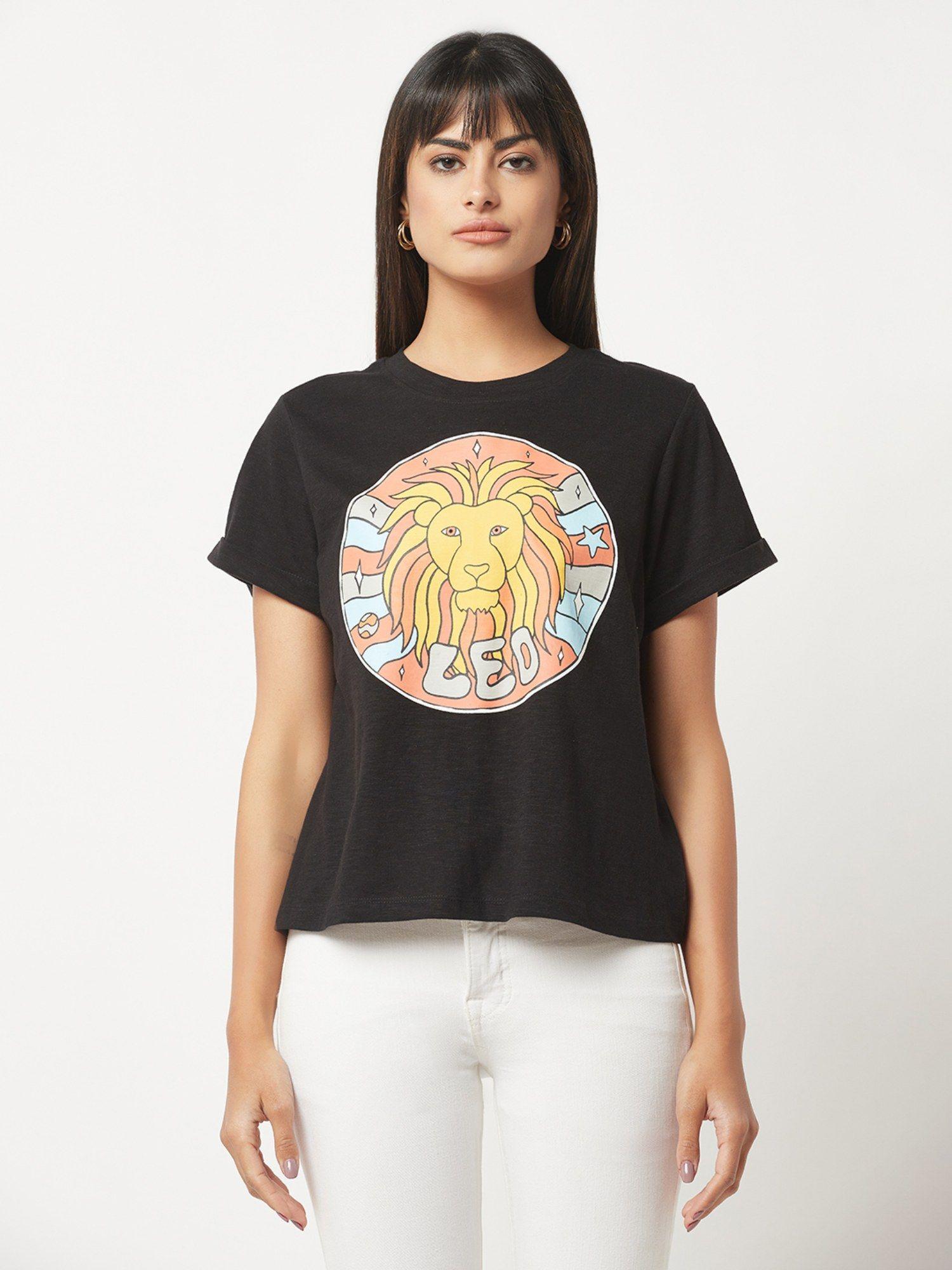 leo zodiac sign t-shirt