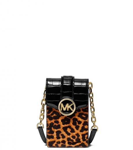 leopard print carmen mini crossbody bag