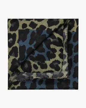 leopard print pocket square