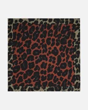leopard print pocket square