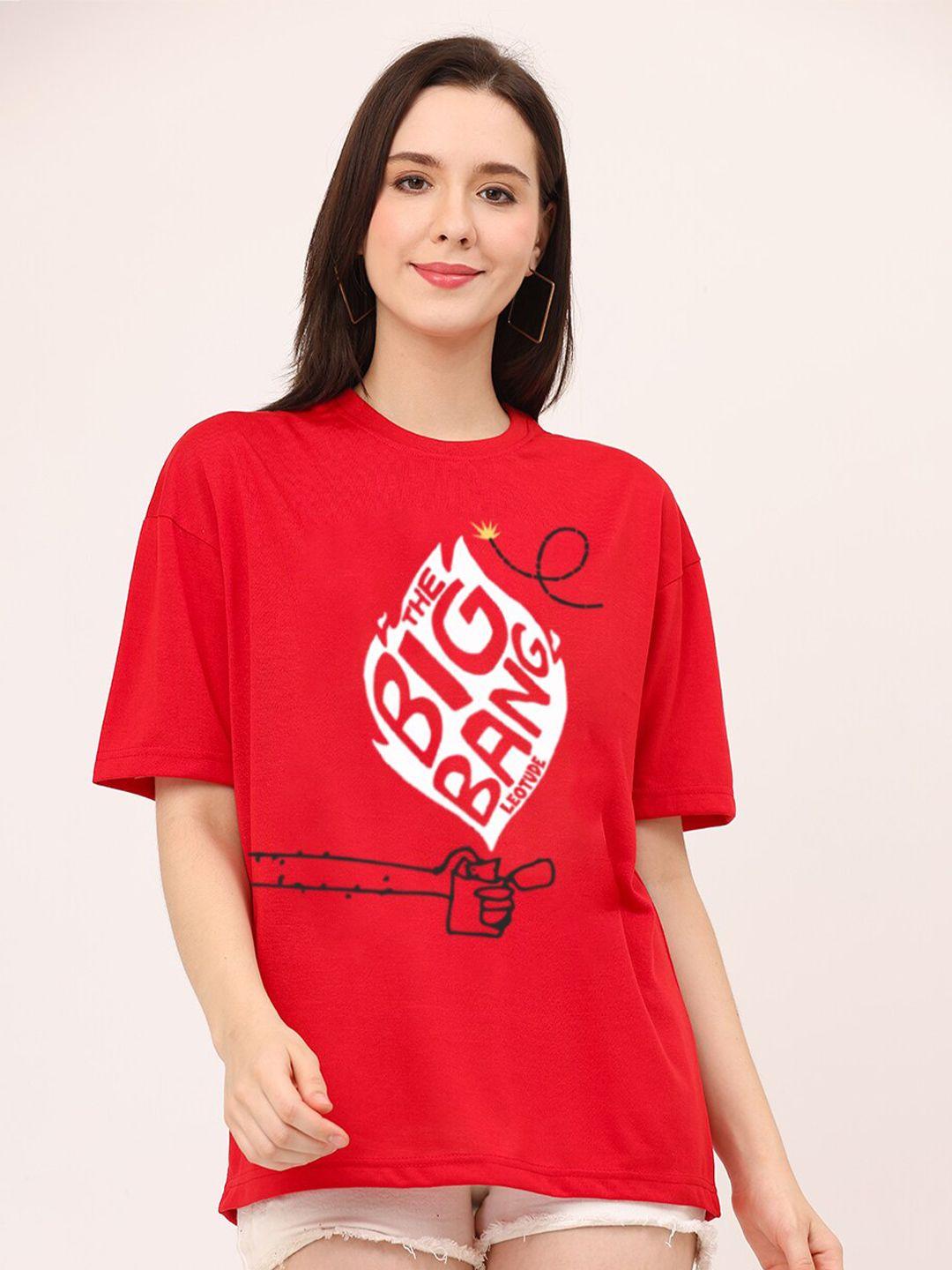 leotude women printed t-shirt