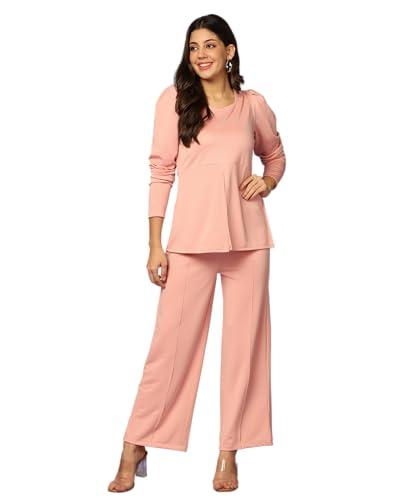 leriya fashion ethnic co ord set | co ord set for women | night dress for women | night wear for women | payjama set for women | women two-piece outfits | coord sets (x-large, pink)