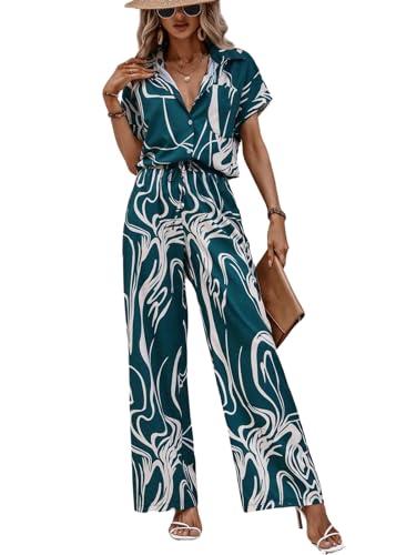 leriya fashion women western dress co-ord set (large, turquoise)