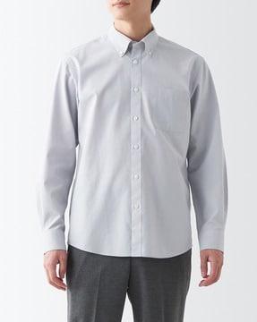 less wrinkle button down shirt