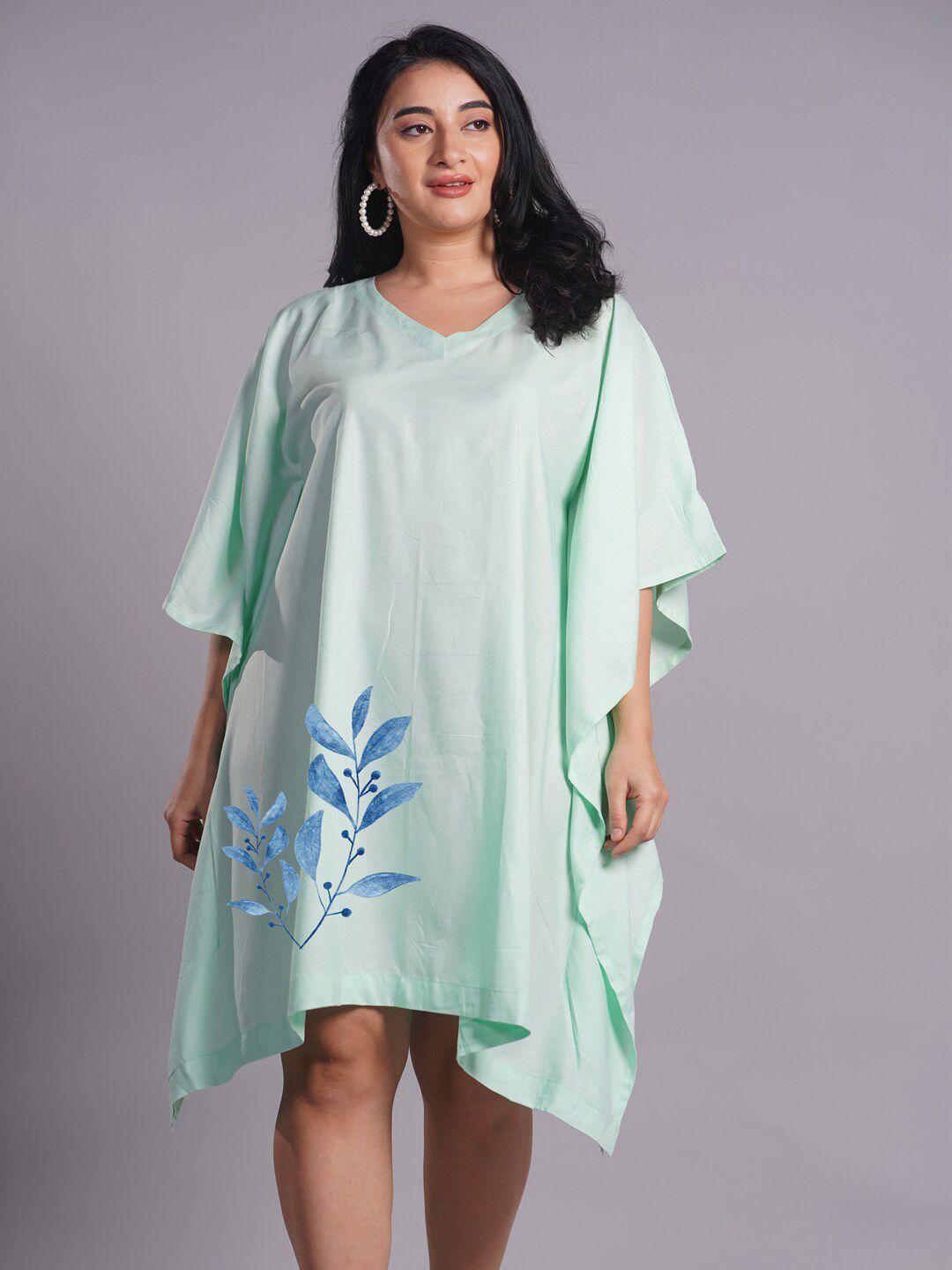 letsdressup floral printed kaftan dress