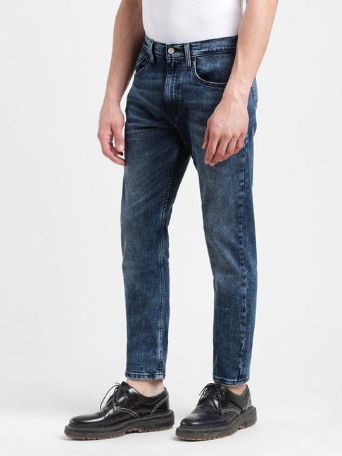 levi's 512 blue slim tapered fit jeans