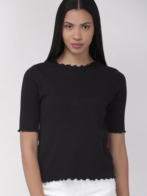 levi's black cotton t-shirt