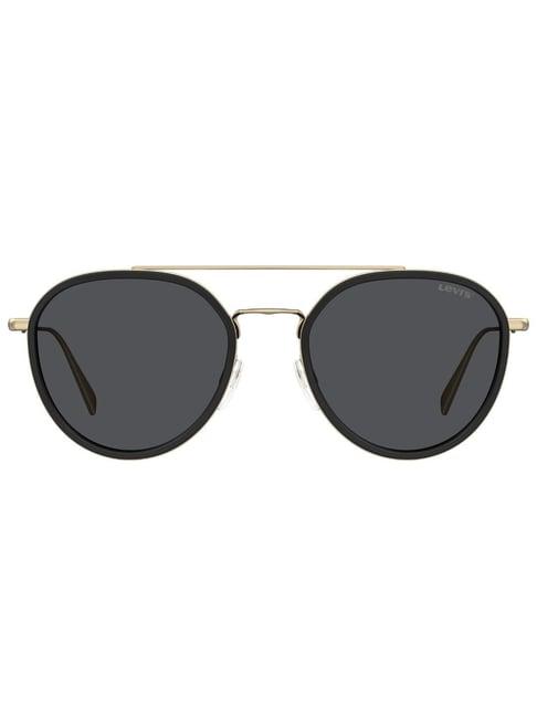 levi's black round sunglasses for men