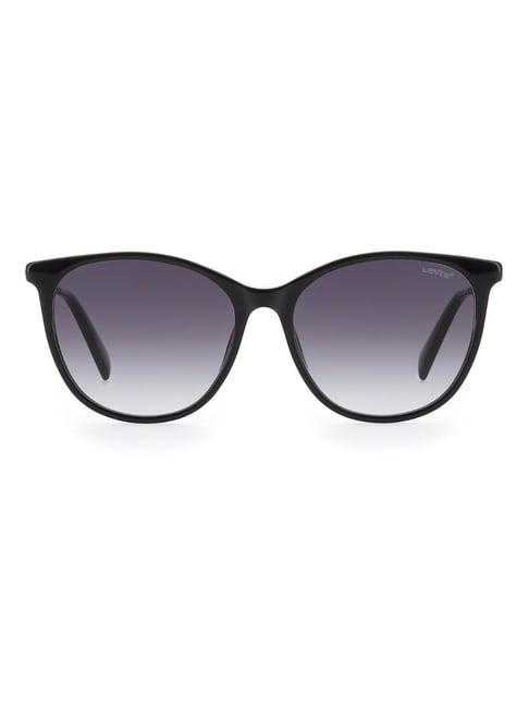 levi's black round sunglasses for women