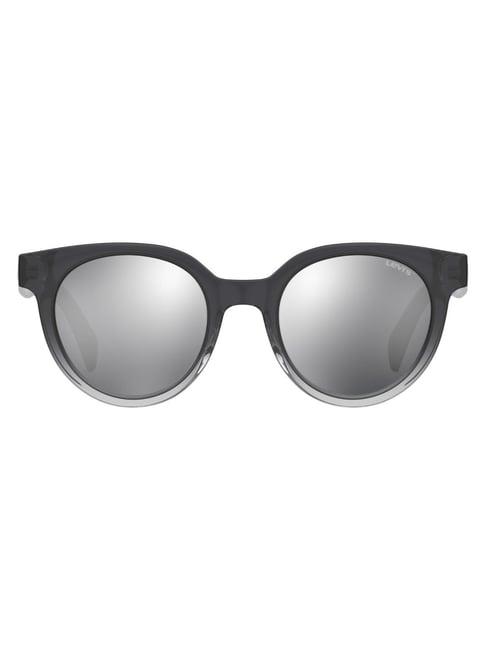 levi's grey round unisex sunglasses