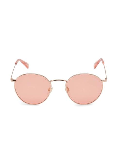 levi's lv1005/sddb pink round sunglasses