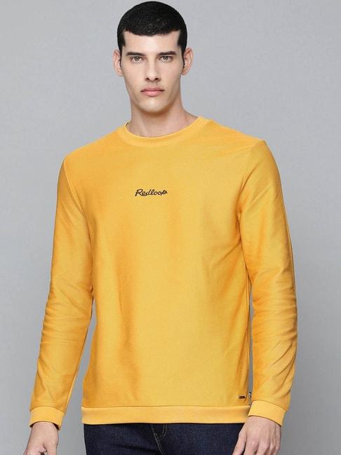 levi's nugget gold yellow cotton regular fit t-shirt