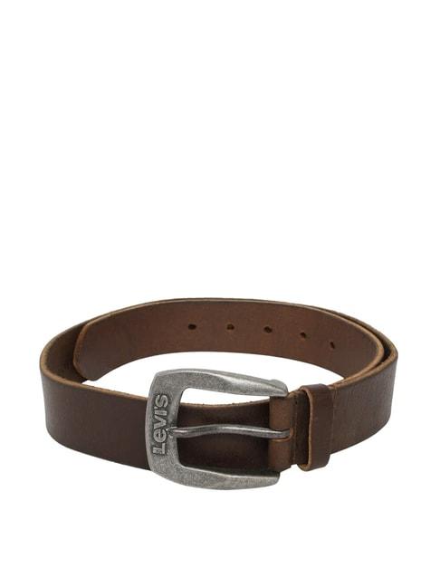 levi's tan leather waist belt for men