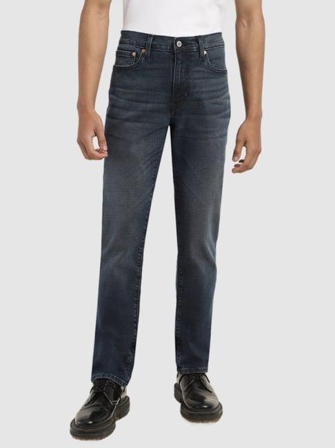 levi's 511 blue cotton slim fit jeans