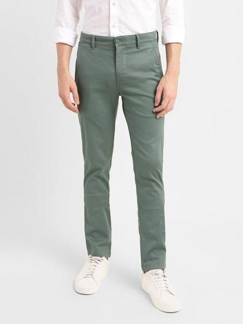 levi's 511 green slim fit chinos