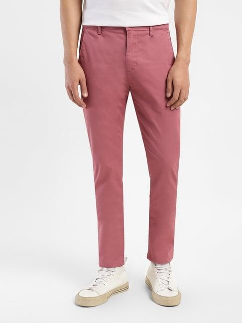 levi's 512 pink slim tapered fit chinos