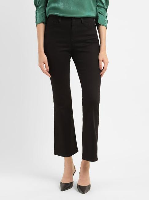 levi's black blended skinny fit mid rise jeans