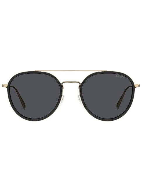 levi's black round sunglasses for men