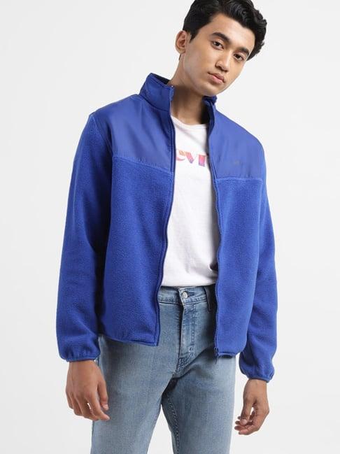 levi's blue regular fit jacket