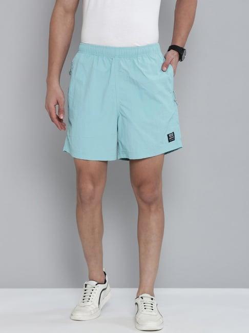 levi's blue regular fit shorts