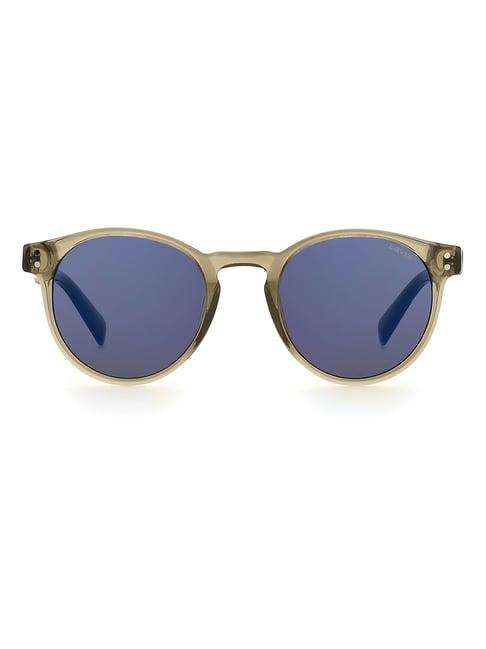 levi's blue round sunglasses for men