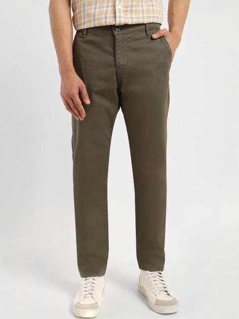 levi's green loose fit trousers