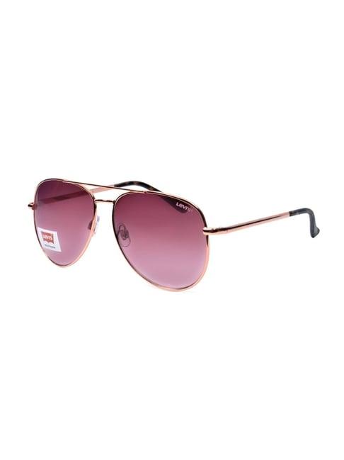 levi's grey aviator uv protection sunglasses for women