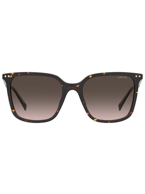 levi's grey rectangular sunglasses for women