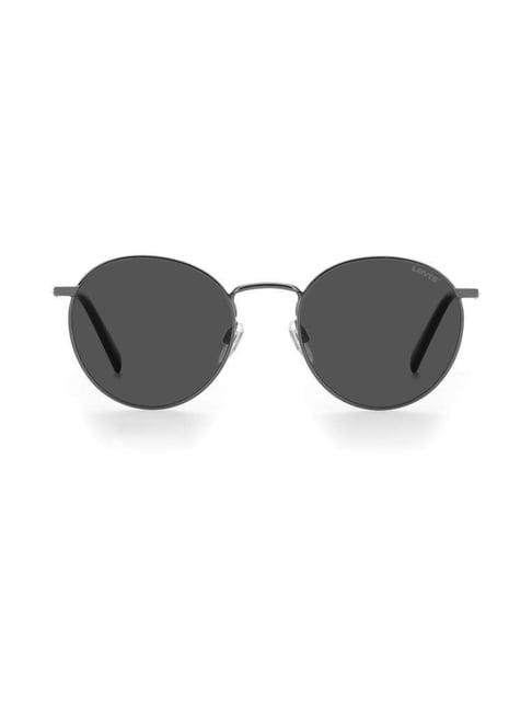 levi's grey round unisex sunglasses