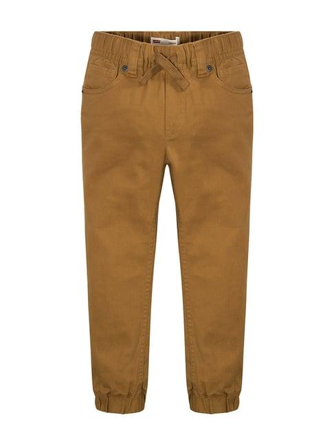 levi's kids mustard solid joggers