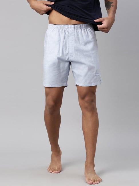 levi's light blue cotton regular fit boxers