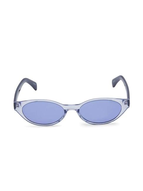 levi's lv1003/s789 blue oval sunglasses