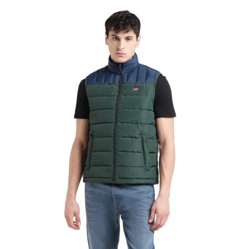 levi's men's a-line coat (a5332-0004_green