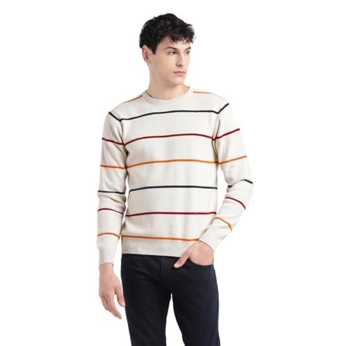 levi's men's cotton casual pullover sweater (16371-0225_white