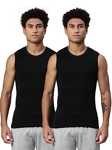 levi's men's style #014 gym regular fit solid vest (#014-vest-blk/blk-p2_black_s)