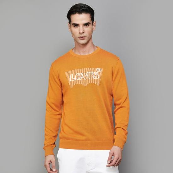 levi's men printed regular fit sweater
