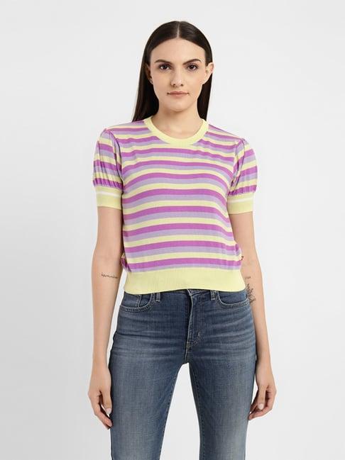 levi's multicolor striped top