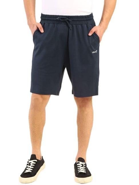 levi's navy blue relaxed fit shorts