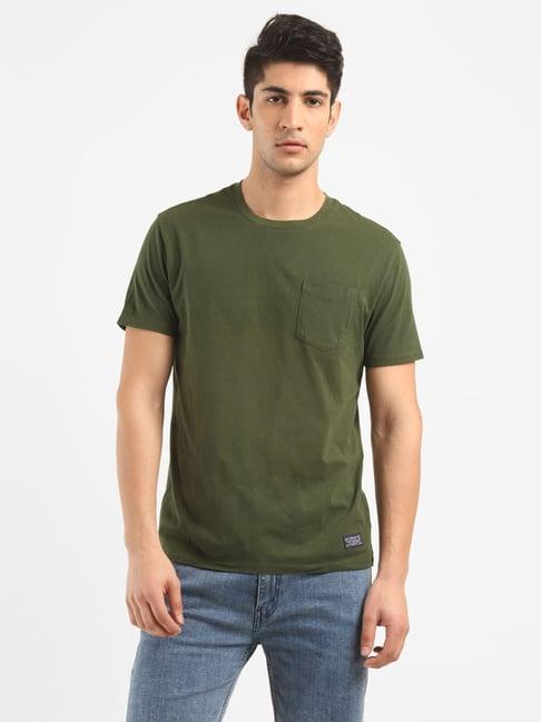 levi's olive regular fit t-shirt