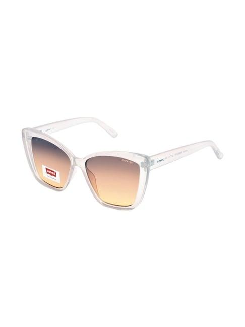 levi's peach cat eye uv protection sunglasses for women