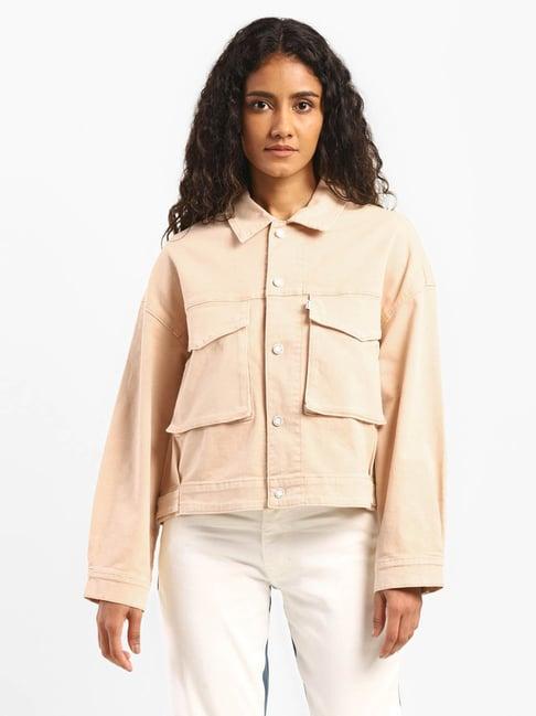 levi's peach loose fit jacket