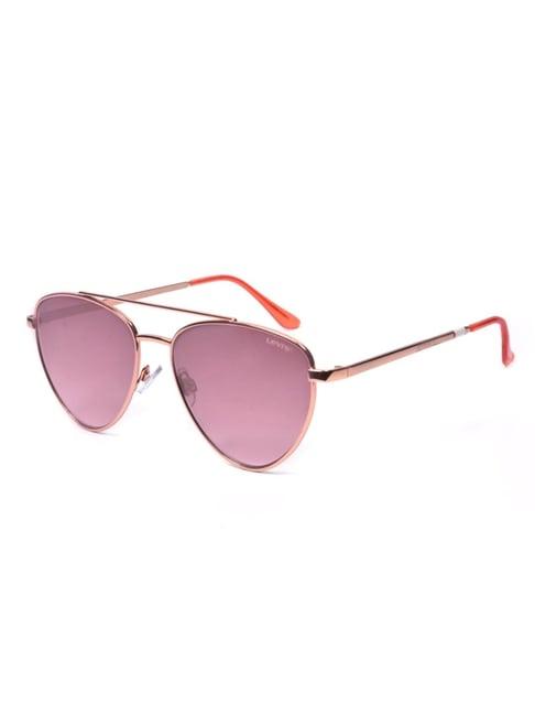 levi's pink cat eye uv protection sunglasses for women