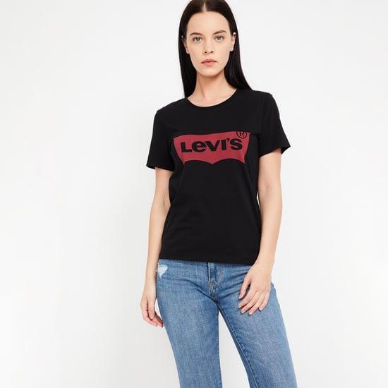 levi's regular fit typographic print t-shirt