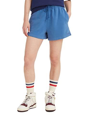 levi's women's boyfriend shorts (a3748-0001_cobalt blue_m)