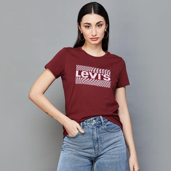 levi's women printed t-shirt