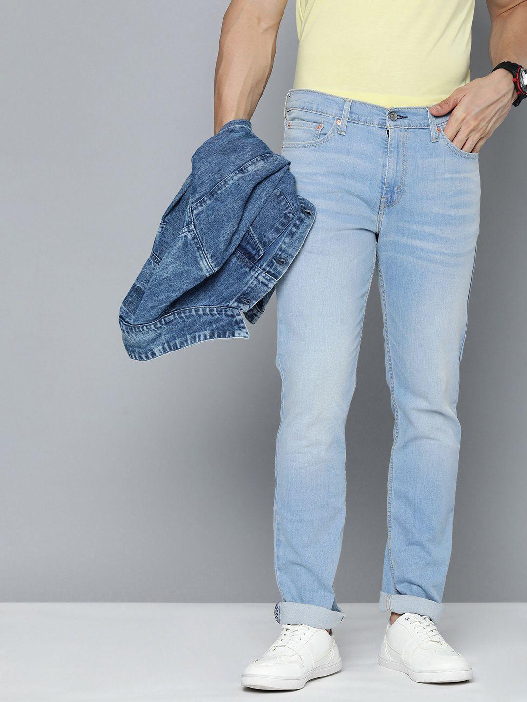 levis men 511 slim fit heavy fade stretchable jeans