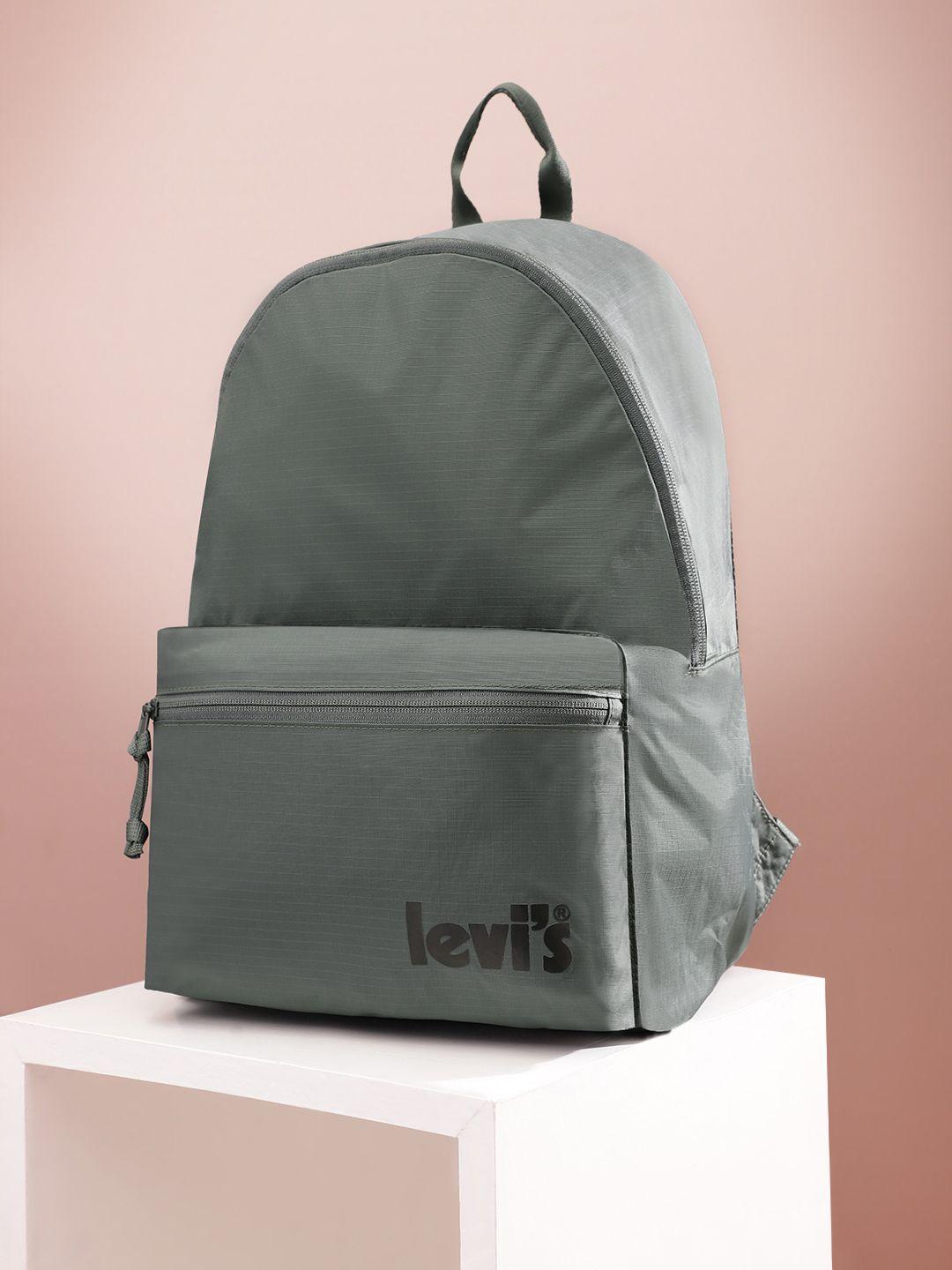 levis men brand logo print backpack
